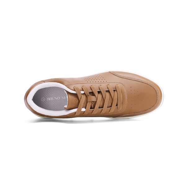 Men's Arch Support Fashion Sneakers - BROWN - 5
